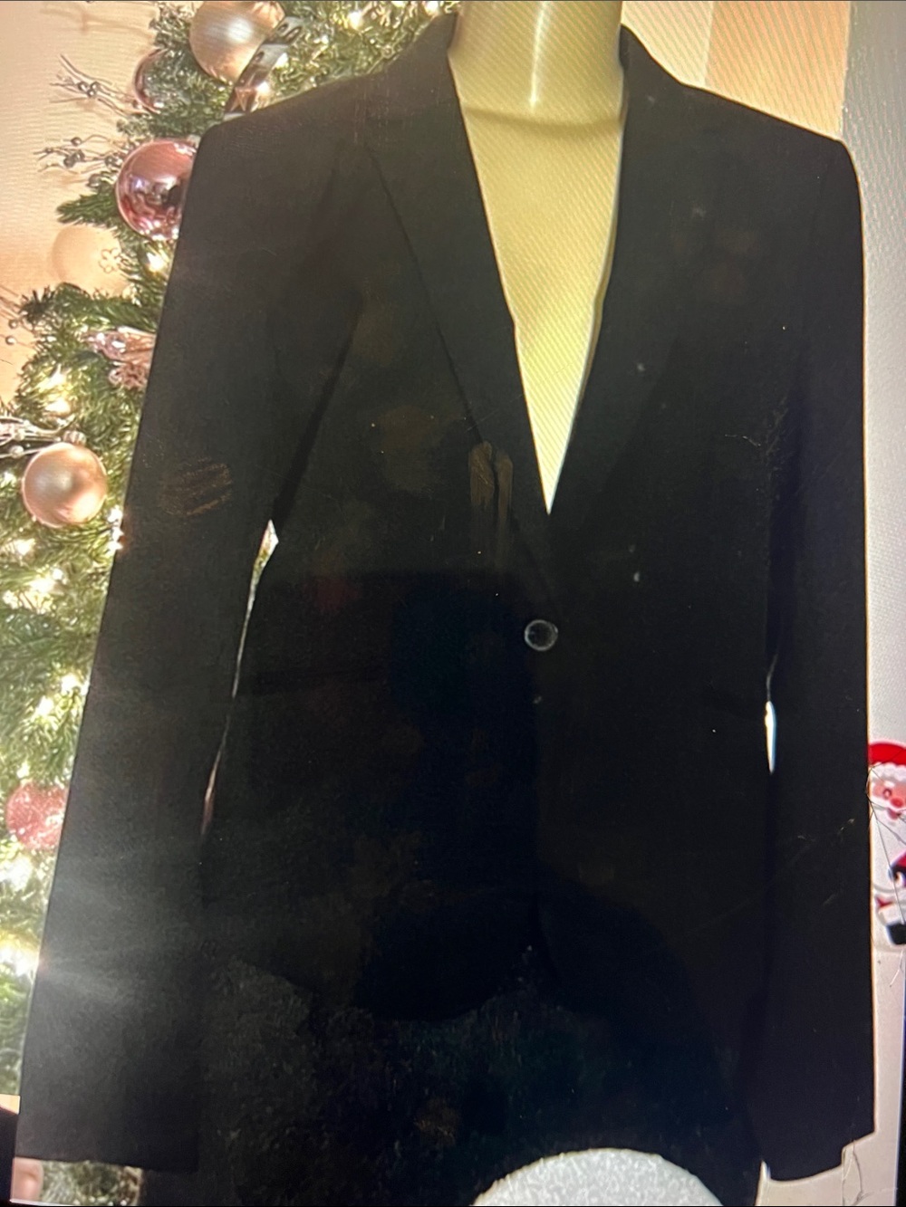 Classic Black Women’s Single-Button Blazer